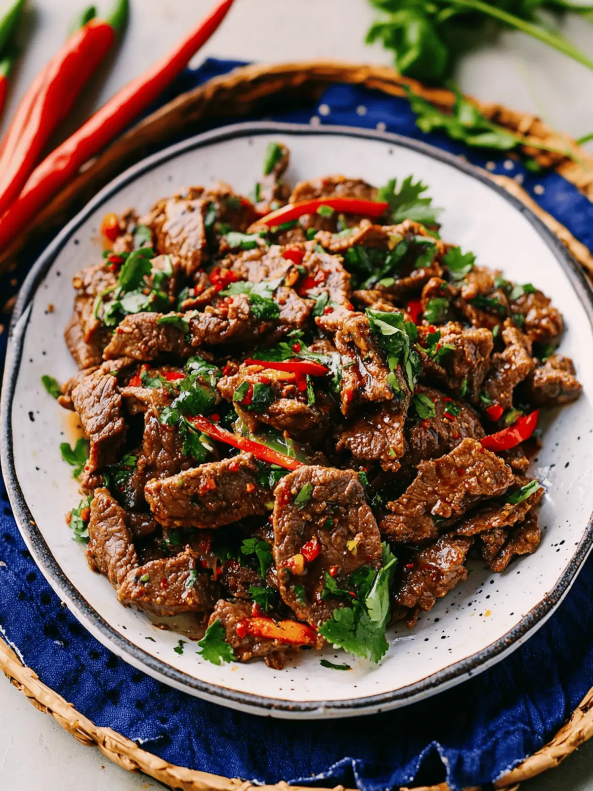 Savor the Flavor: Spicy Beef Salad with an Asian Twist 4 Spicy Beef Salad