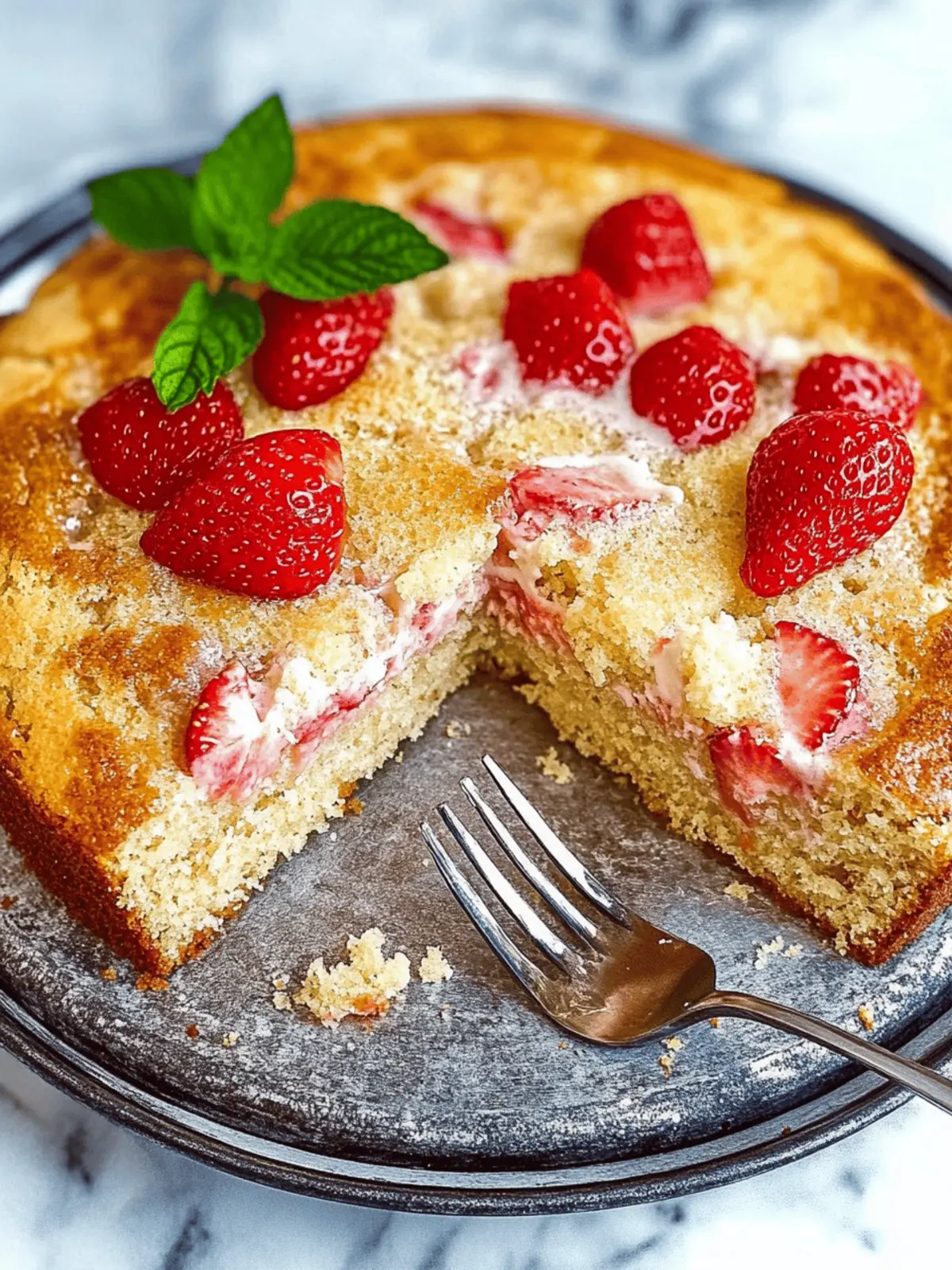 Irresistible French Strawberry Cake That's Simple to Make 4 French Strawberry Cake