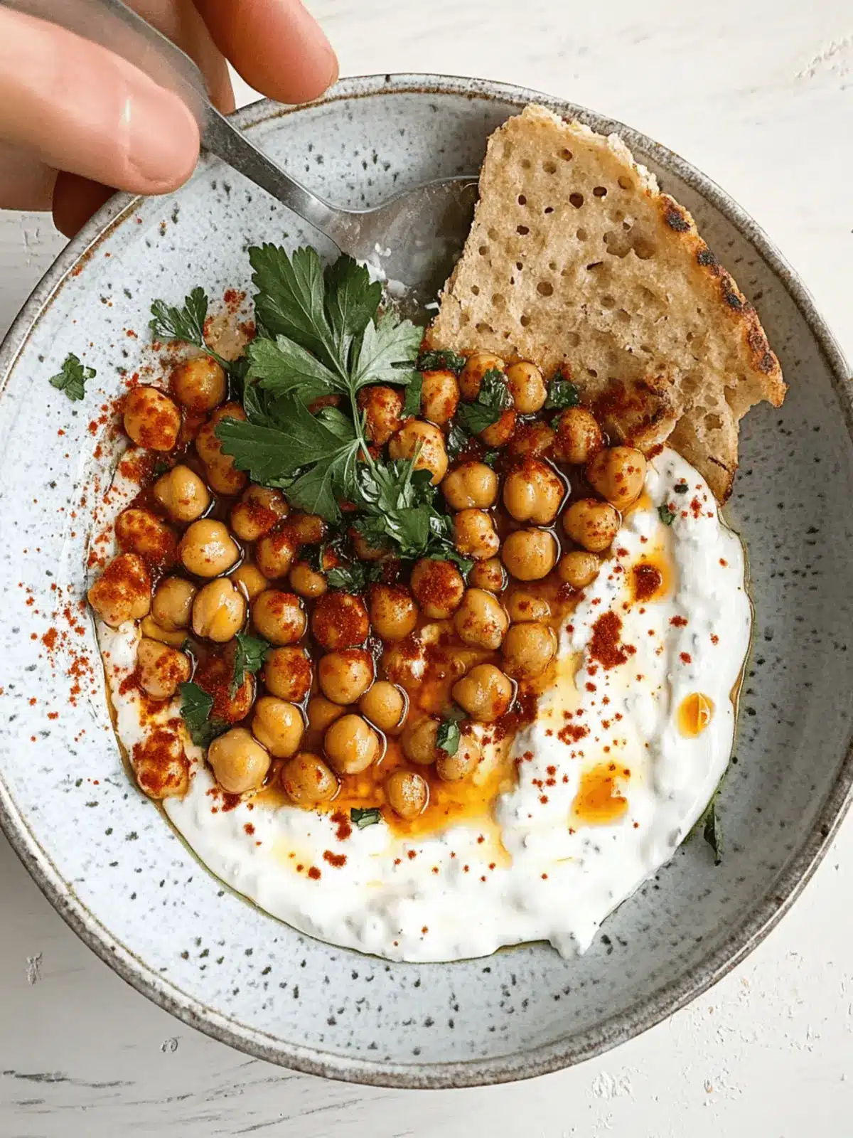 Irresistible Turkish-Style Chickpea Yogurt Dip in 15 Minutes 4 turkish-style chickpea yogurty dip