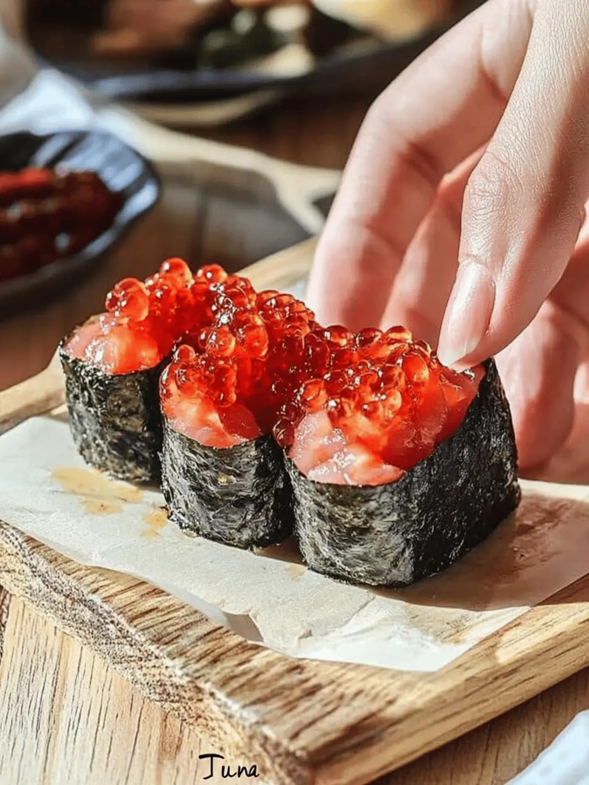 Vegan "Tuna" Gunkan Maki Sushi You ll Crave Again and Again 3 Tuna Gunkan Maki Sushi