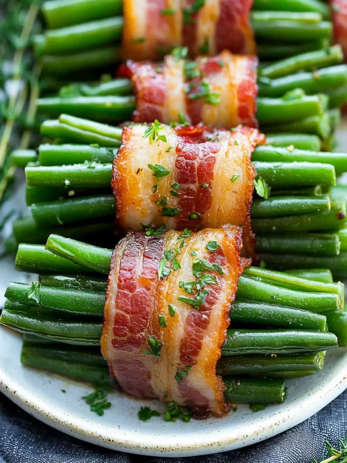 Bacon Green Bean Bundles: A Savory Twist on Veggies 4 Bacon Green Bean Bundles