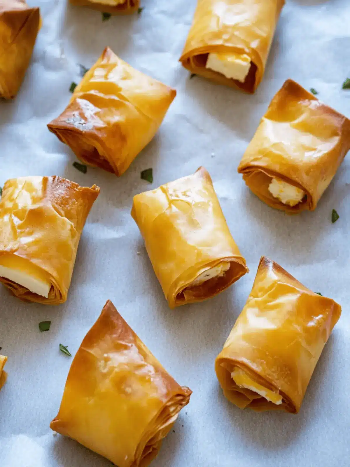 Irresistible Baked Feta Bites in Phyllo Pastry You'll Love 2 Baked Feta Bites in Phyllo Pastry