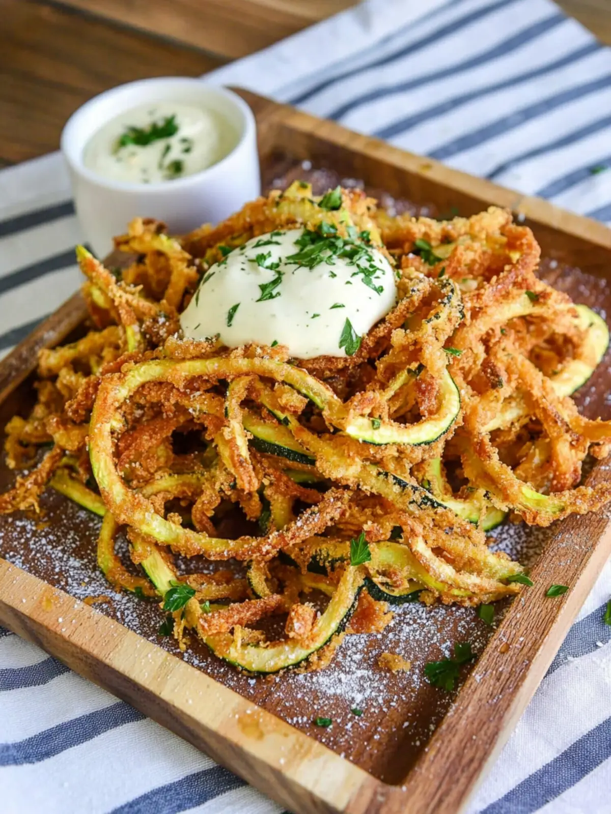 Crispy Air Fryer Curly Zucchini Fries for Guilt-Free Snacking 4 Air Fryer Curly Zucchini Fries