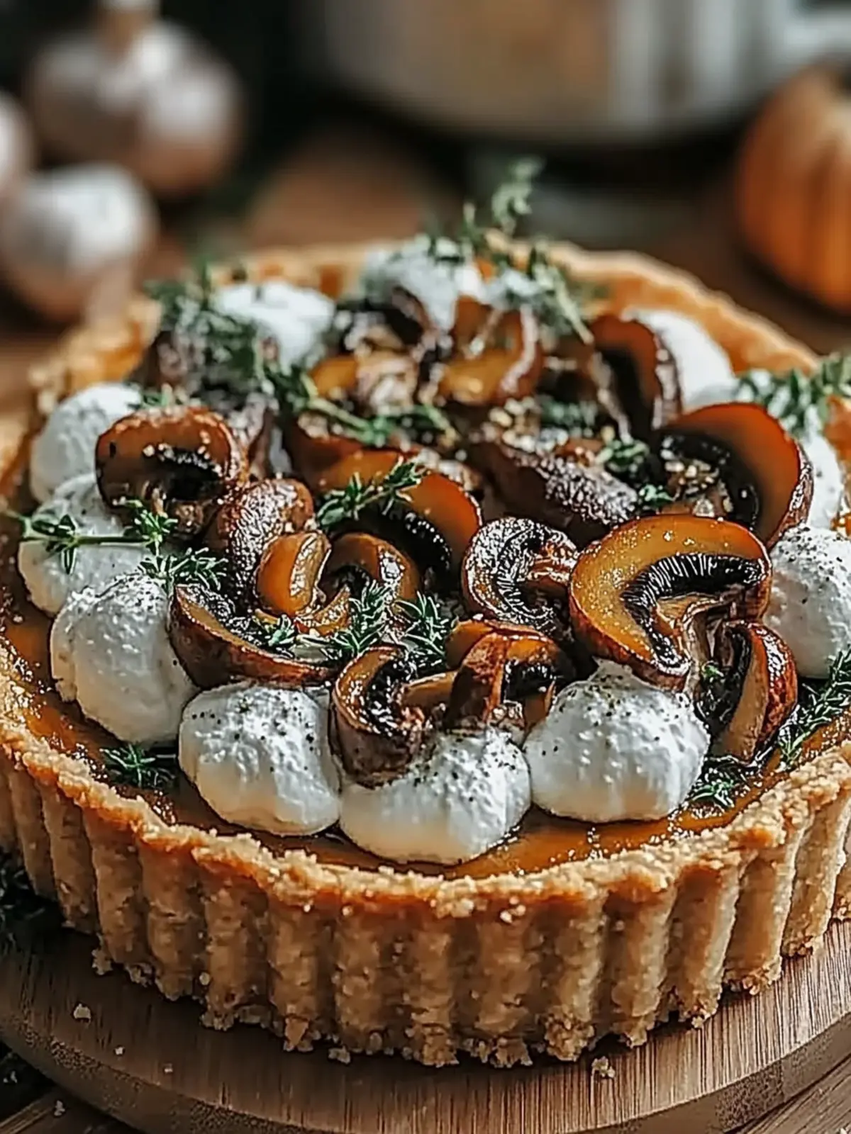 Cozy Up with Pumpkin Sage & Mushroom Tart That's Simply Divine 2 Pumpkin Sage & Mushroom Tart