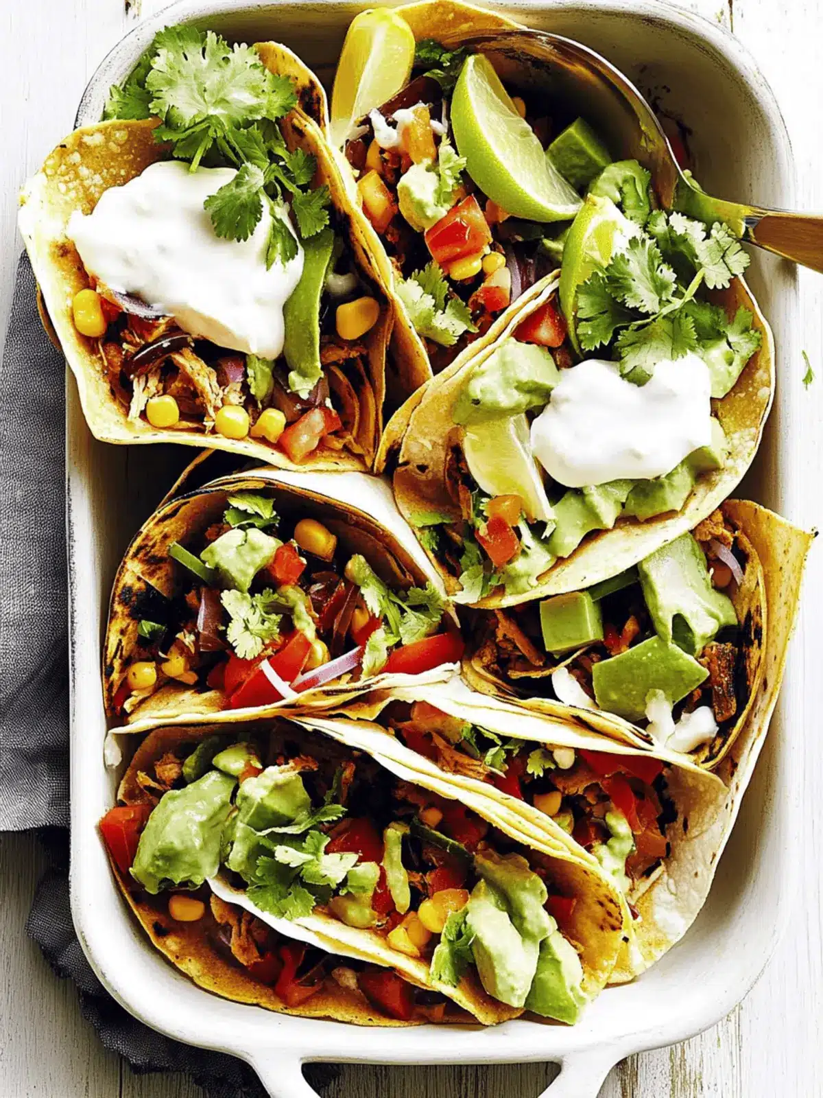 Crispy Baked Tacos: Your All-in-One Weeknight Delight 3 all-in-one crispy baked tacos