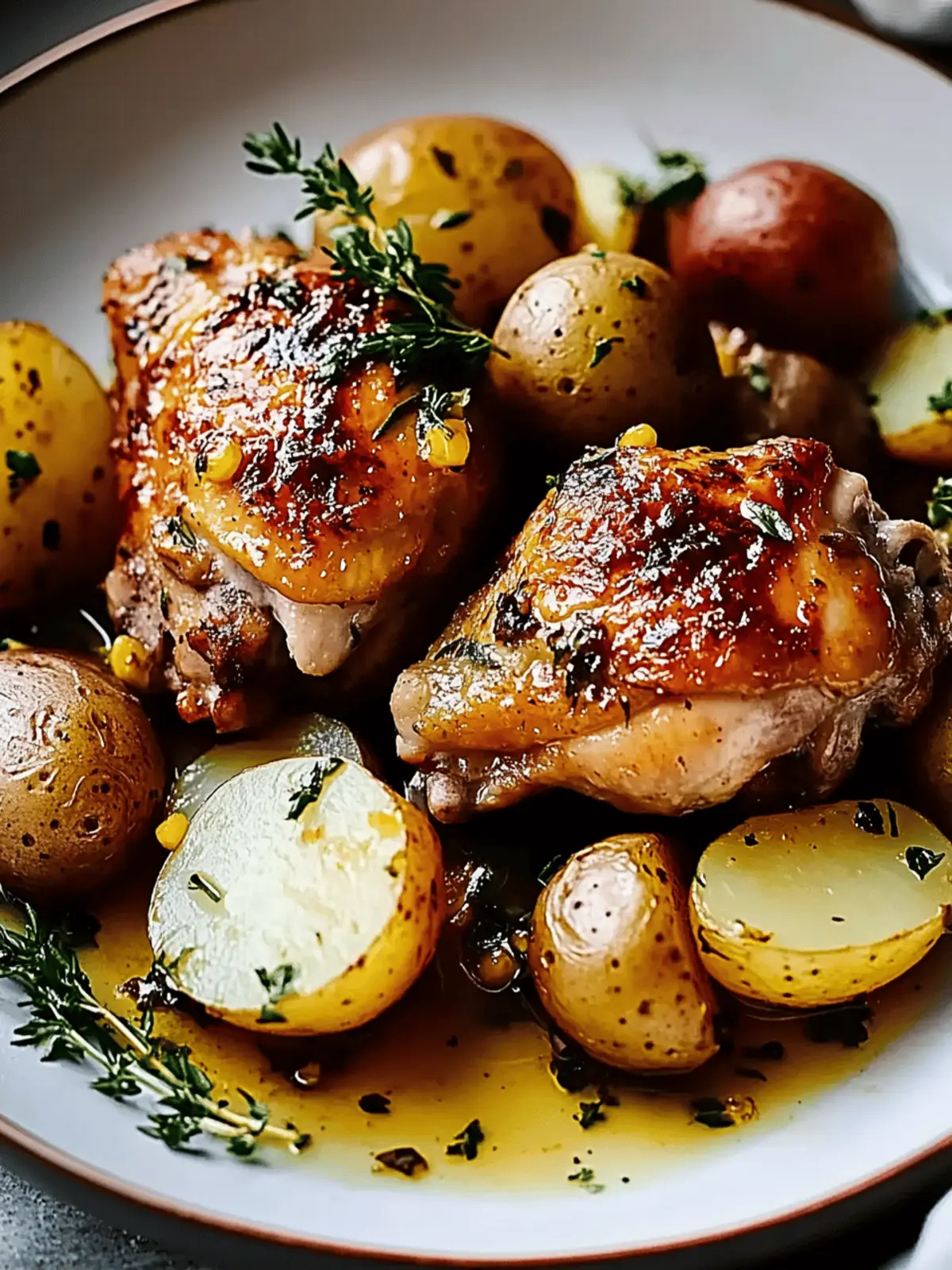 Savory Chicken Thighs and Potatoes for Cozy Family Dinners 3 Chicken Thighs and Potatoes