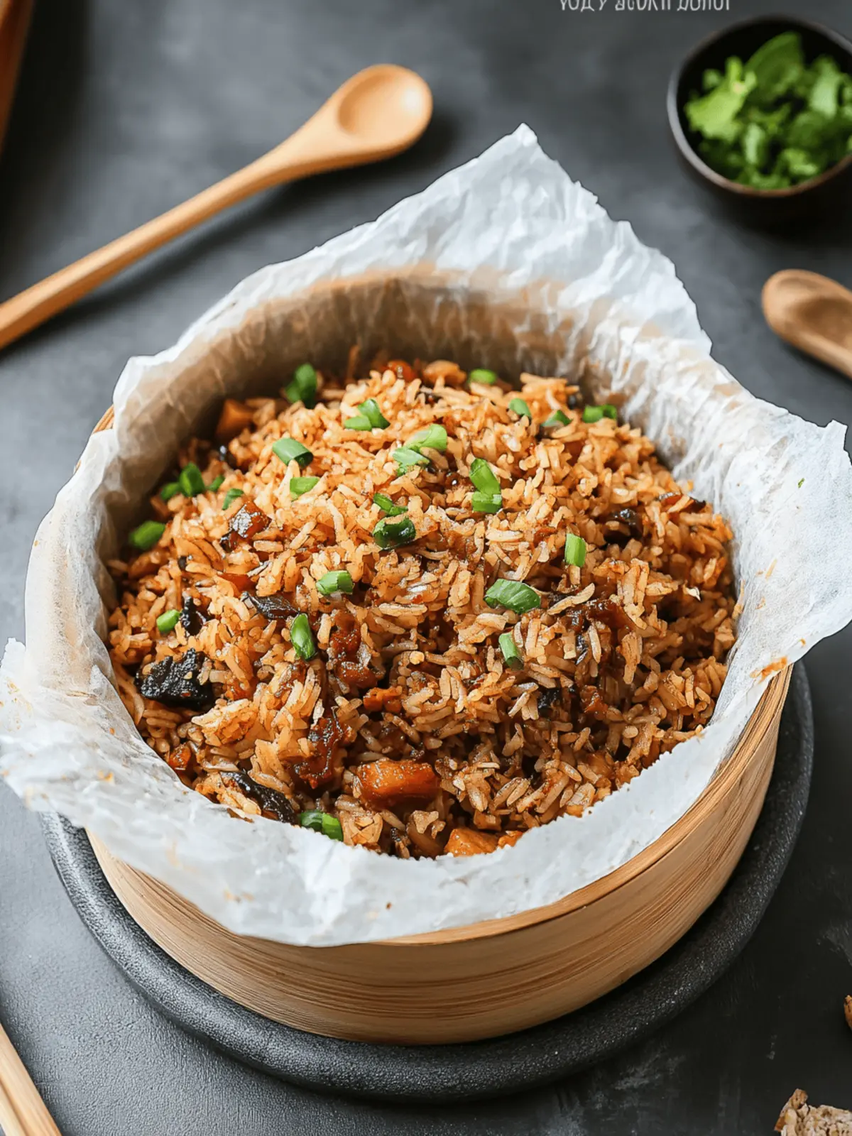 Heavenly Chinese Savoury Sticky Rice with Tofu and Mushrooms 2 Chinese Savoury Sticky Rice