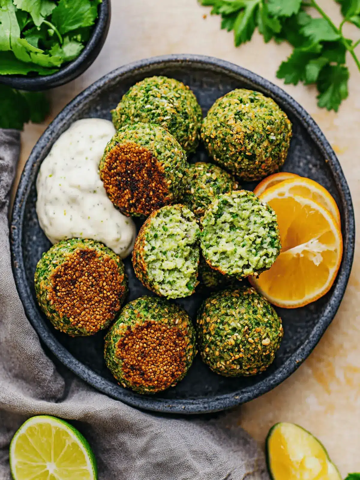 Magical Green Falafel: Herb-Infused Bliss for Everyone 2 Magical Green Falafel