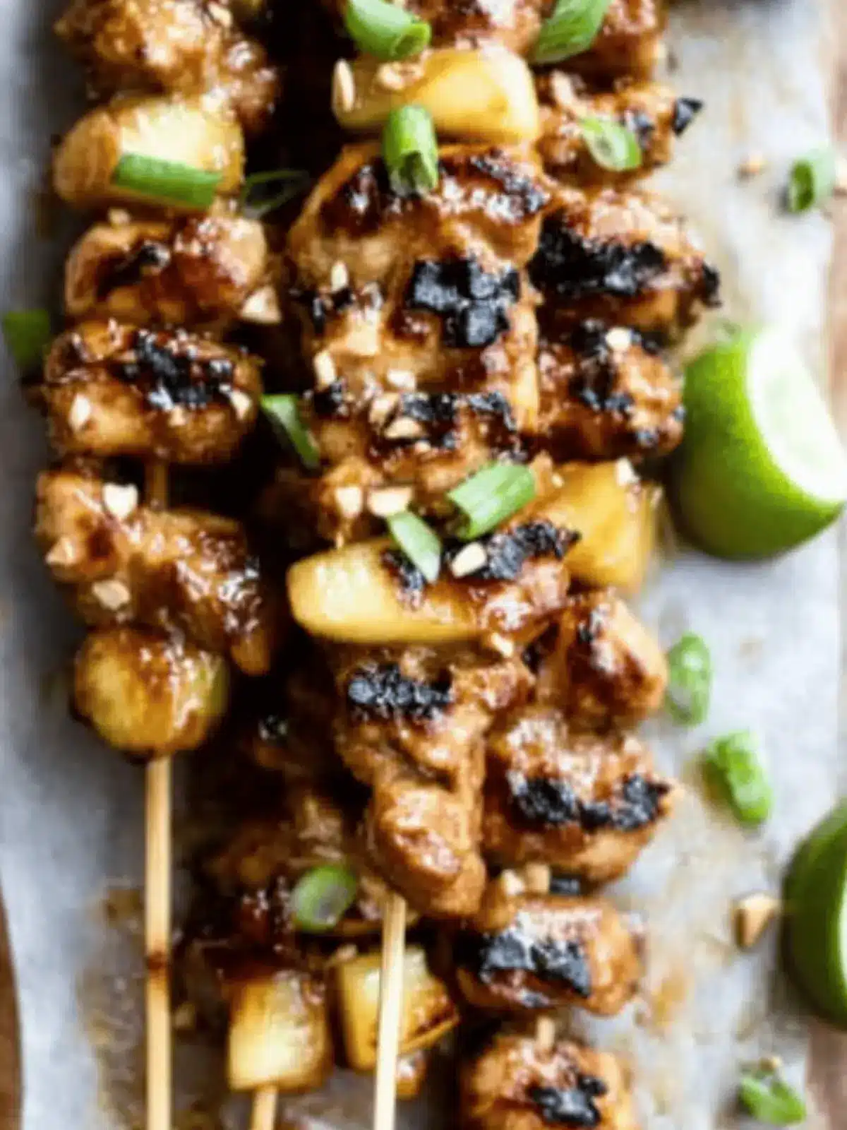 Thai Pineapple Peanut Satay Chicken in 30 Minutes or Less 3 Thai Pineapple Peanut Satay Chicken
