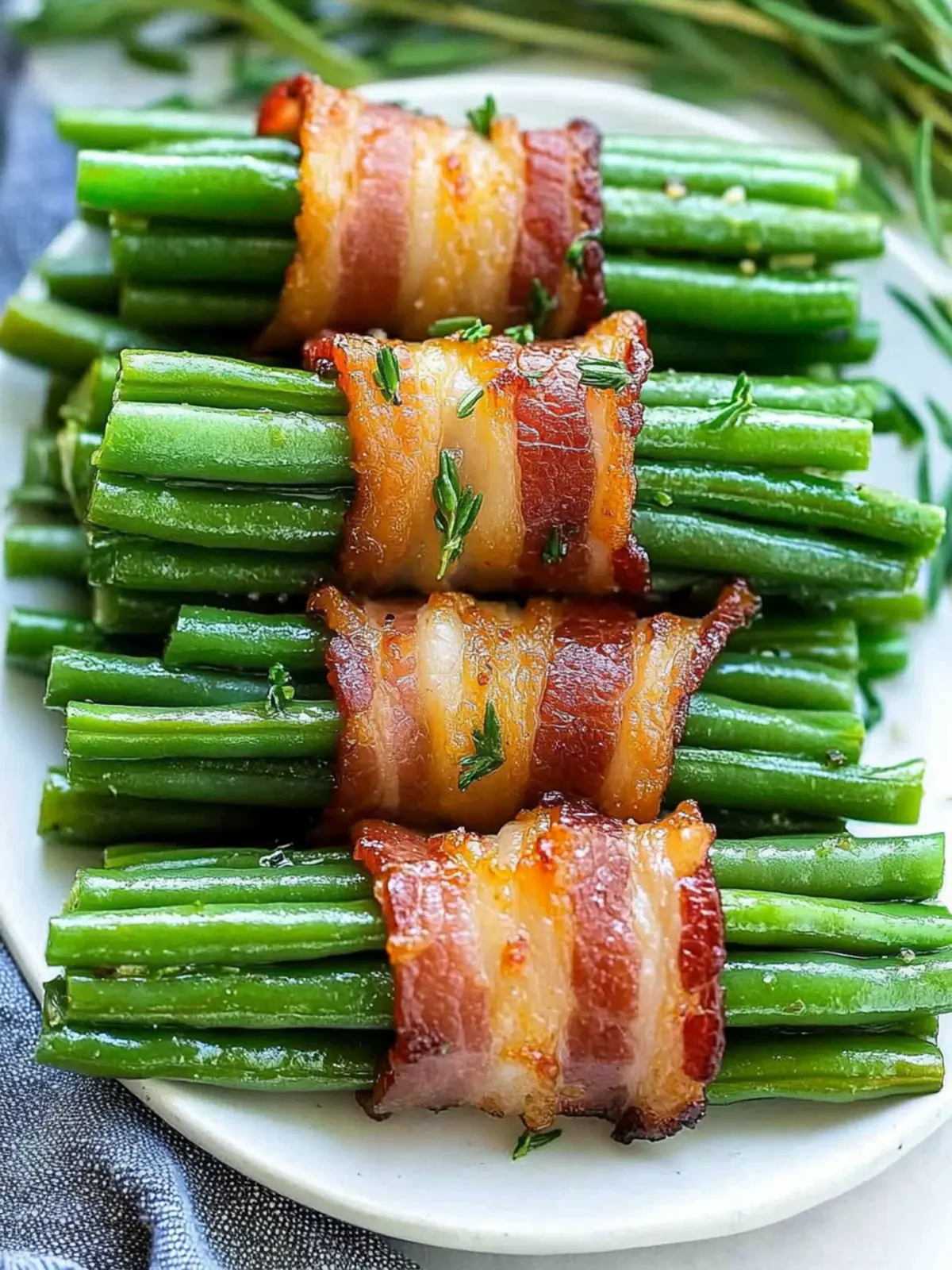 Bacon Green Bean Bundles: A Savory Twist on Veggies 3 Bacon Green Bean Bundles