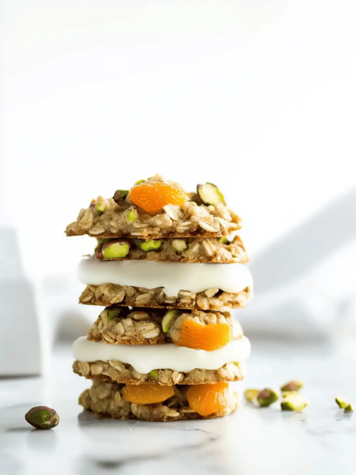 Decadent Apricot Pistachio Oatmeal Cookie Bliss Awaits 3 Apricot Pistachio Oatmeal Cookie