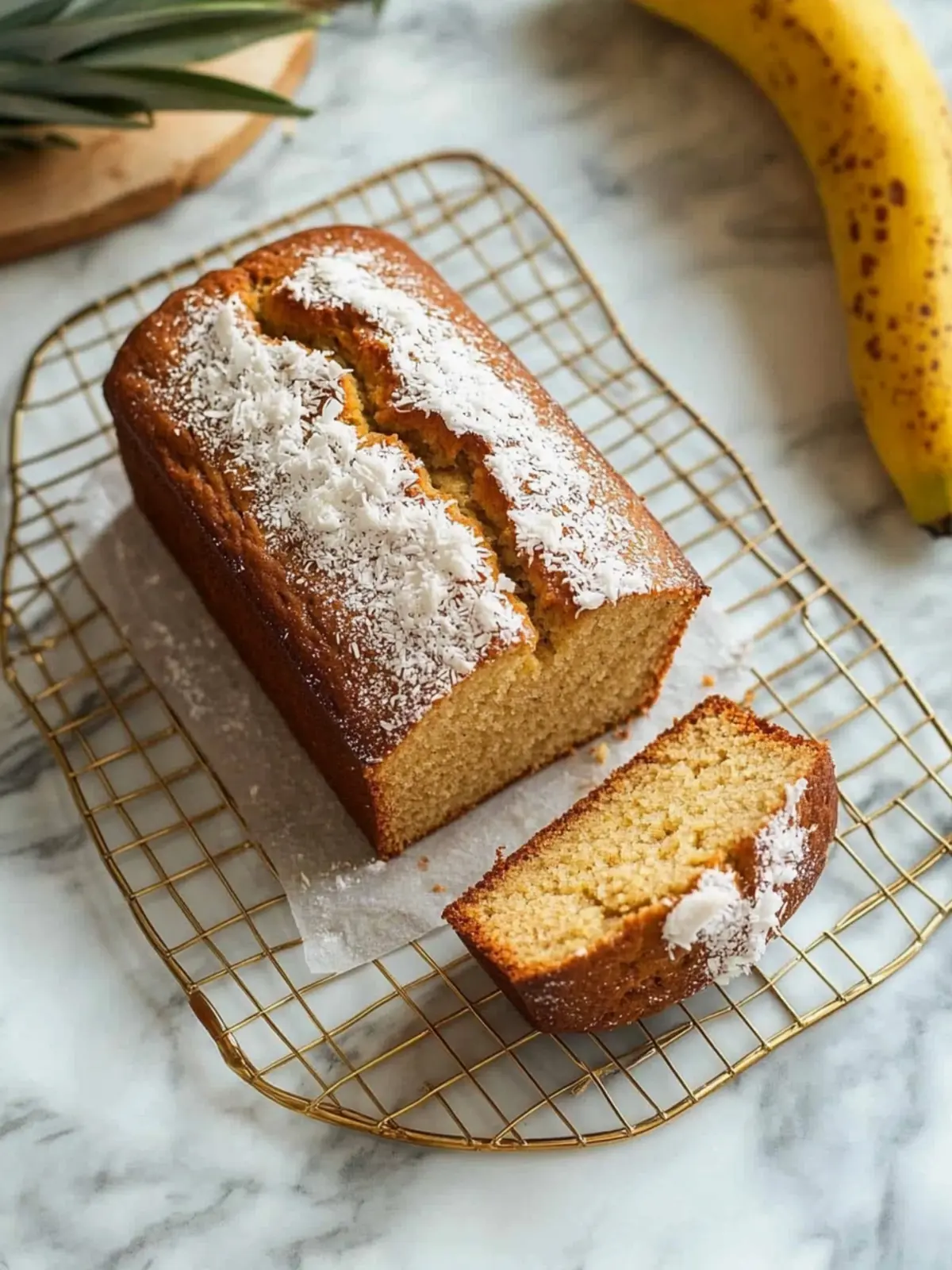 Tropical Coconut Pineapple Banana Bread for Blissful Mornings 2 Coconut Pineapple Banana Bread