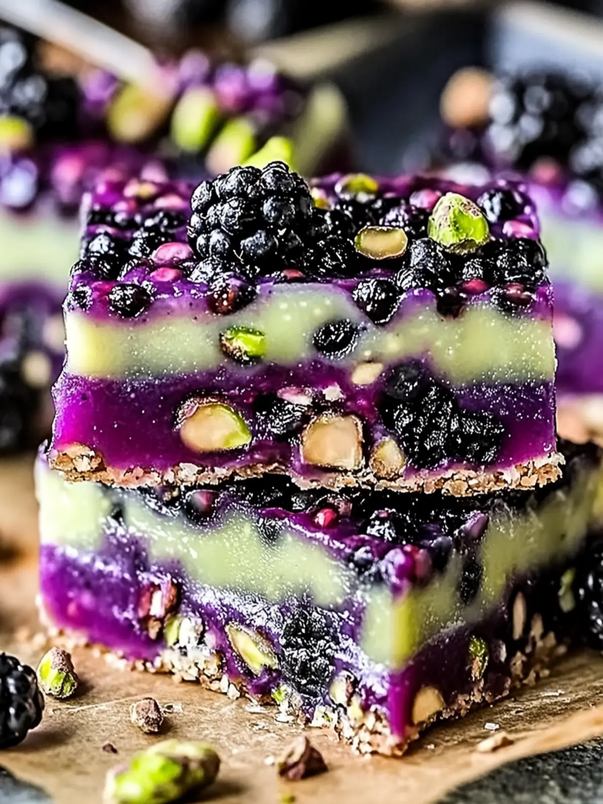 Delight in Irresistible Blackberry Pistachio Dream Bars Today 3 Irresistible Blackberry Pistachio Dream Bars