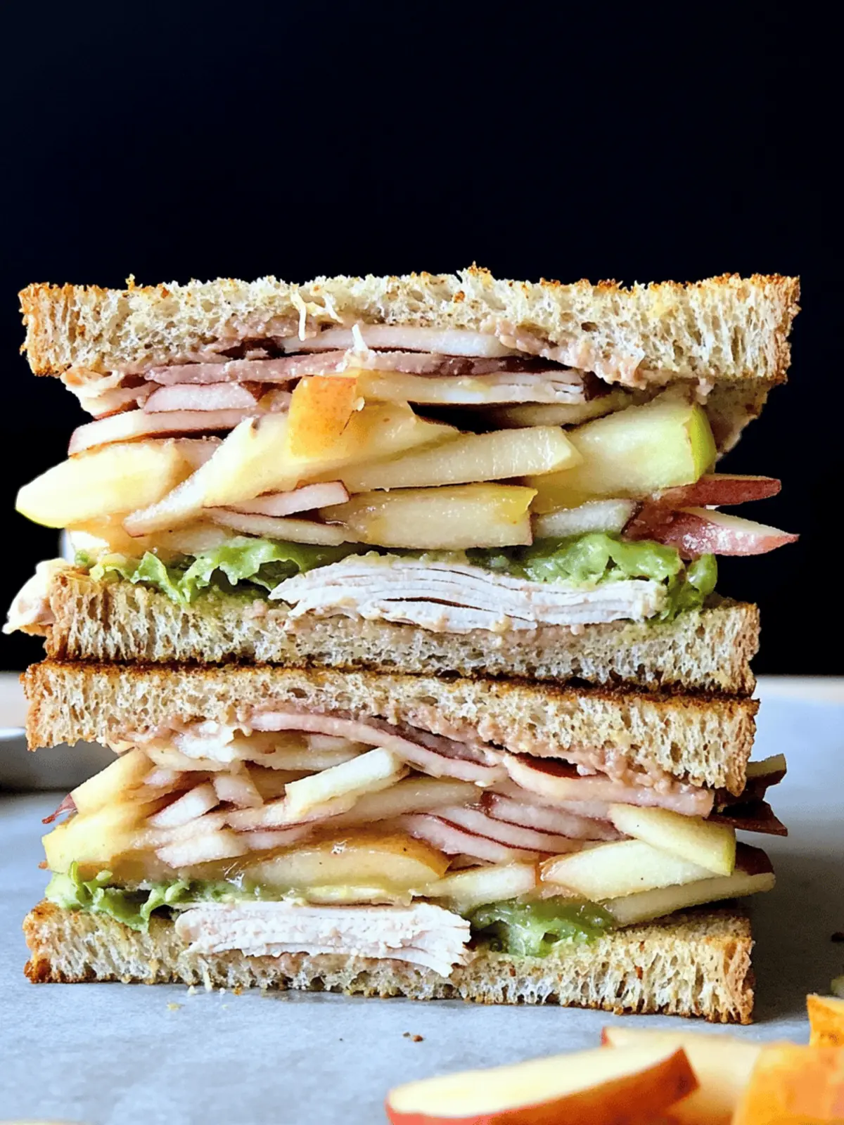 Savory Turkey Apple Cheddar Sandwich You ll Love Every Bite 2 Turkey Apple Cheddar Sandwich
