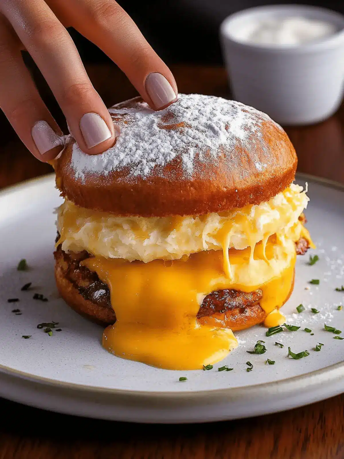 Indulge in Soufflé Carbonara Breakfast Sammich Bliss 4 Soufflé Carbonara Breakfast Sammich