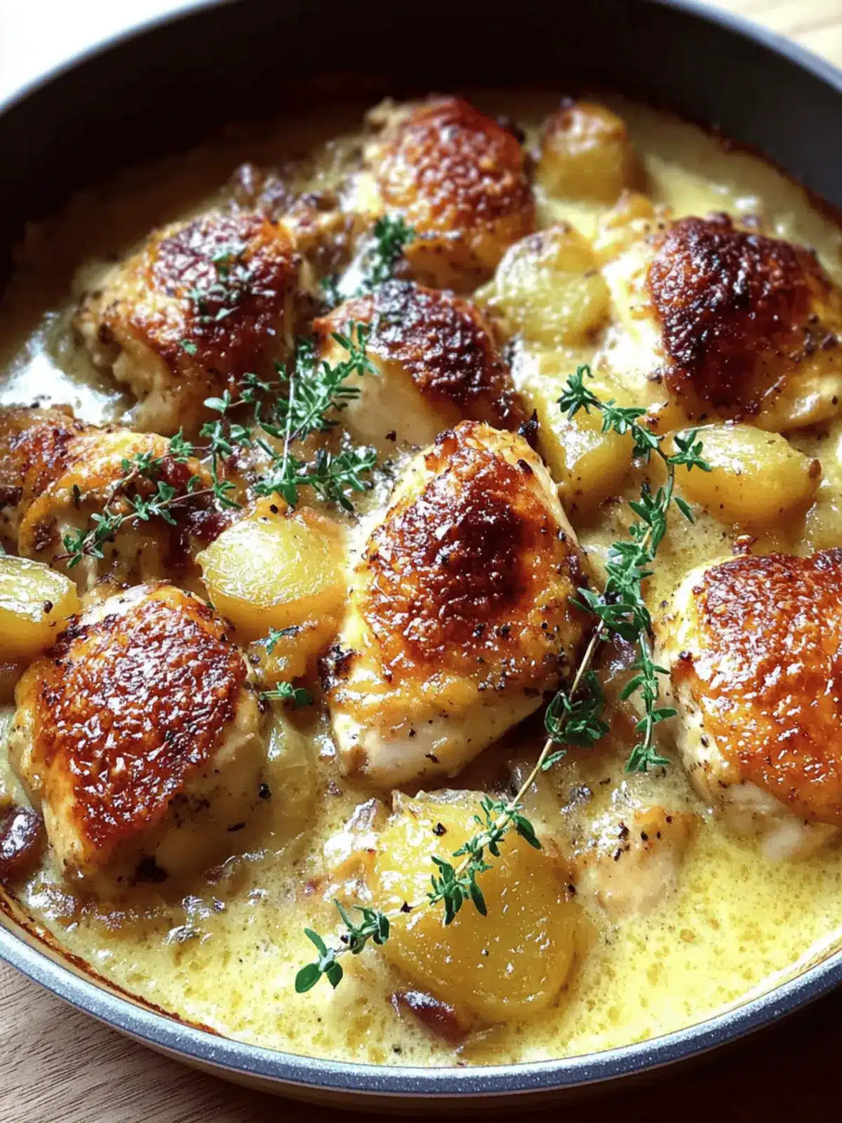 Creamy French Style Chicken Casserole a la Normande Bliss 2 Creamy French Style Chicken Casserole a la Normande