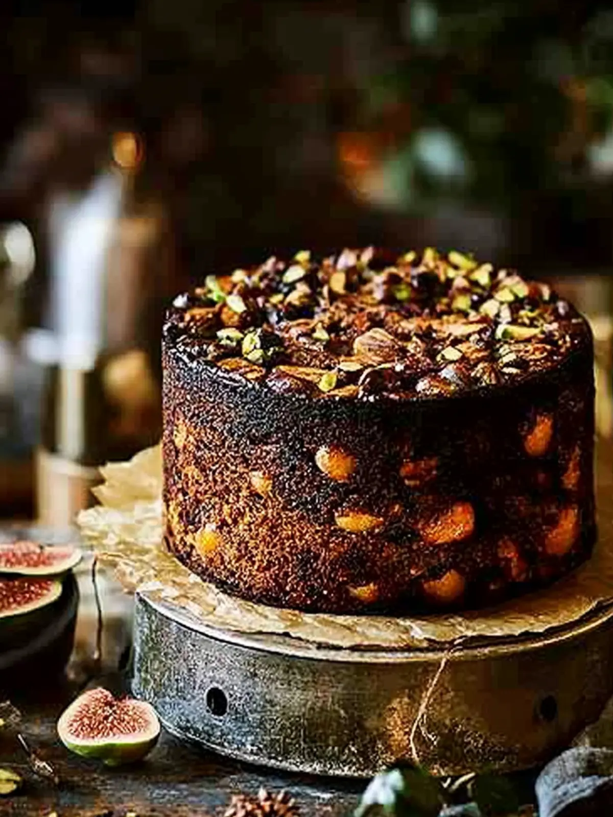 Delicious Fig, Apricot, and Pistachio Christmas Cake Joy 4 Fig, apricot and pistachio Christmas cake