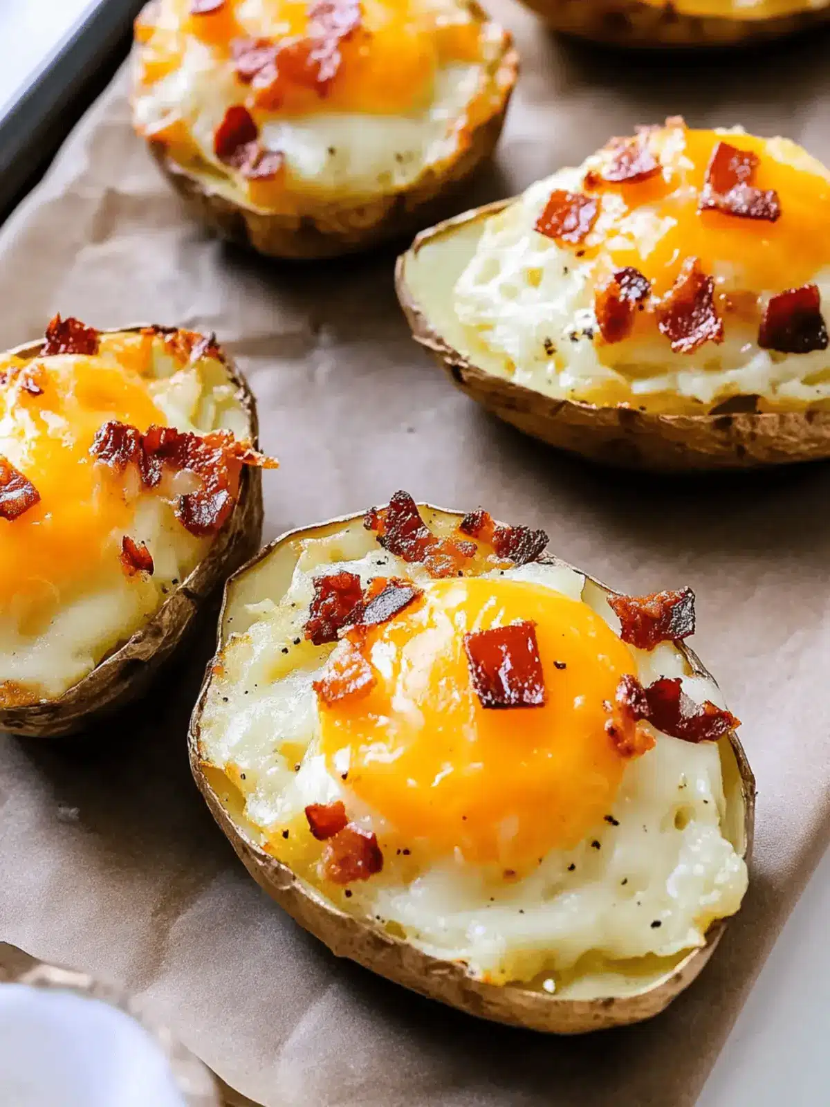 Twice Baked Loaded Breakfast Potatoes for Cozy Mornings 3 Twice Baked Loaded Breakfast Potatoes
