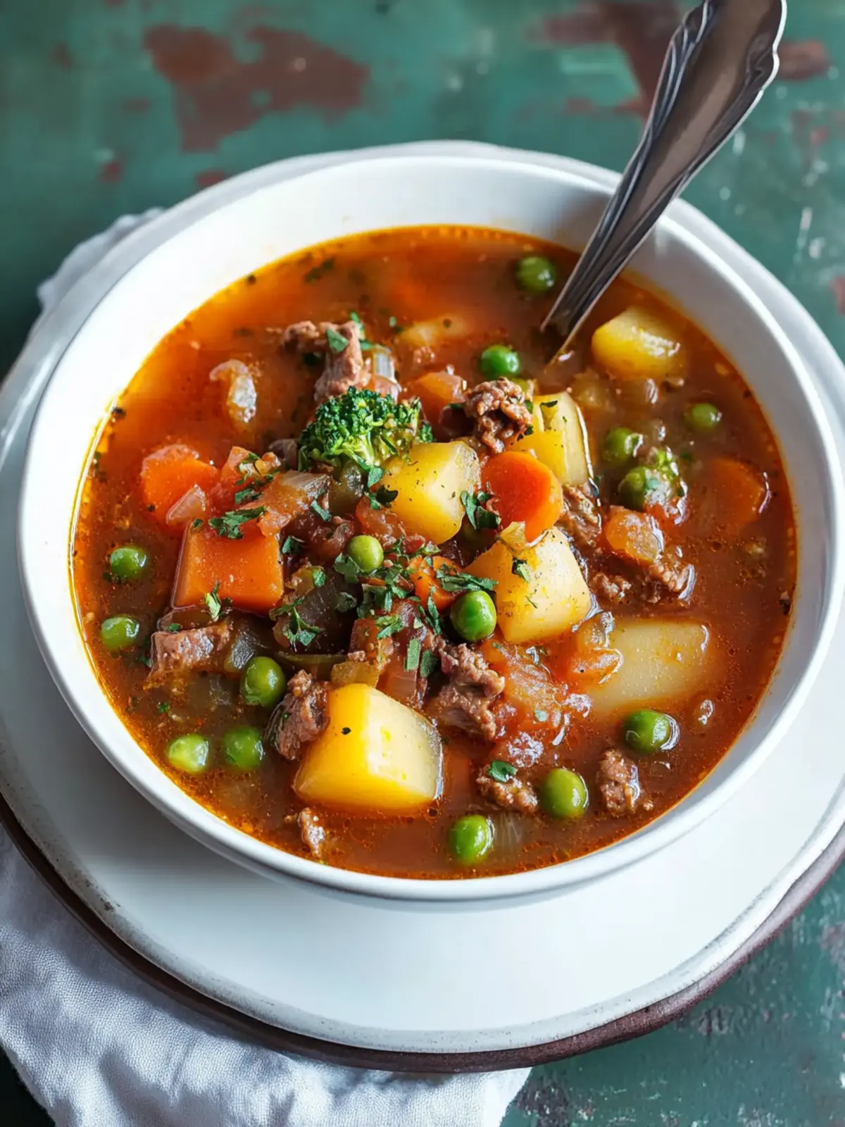 Hearty Vegetable Beef Soup: A Cozy Classic from Mom's Kitchen 2 Vegetable Beef Soup