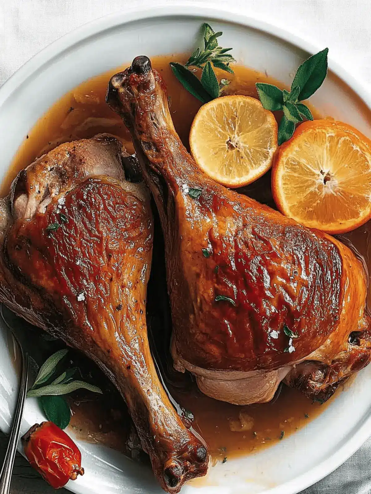 Savory Stock-Braised Turkey Legs for a Cozy Dinner Night 4 Stock-Braised Turkey Legs