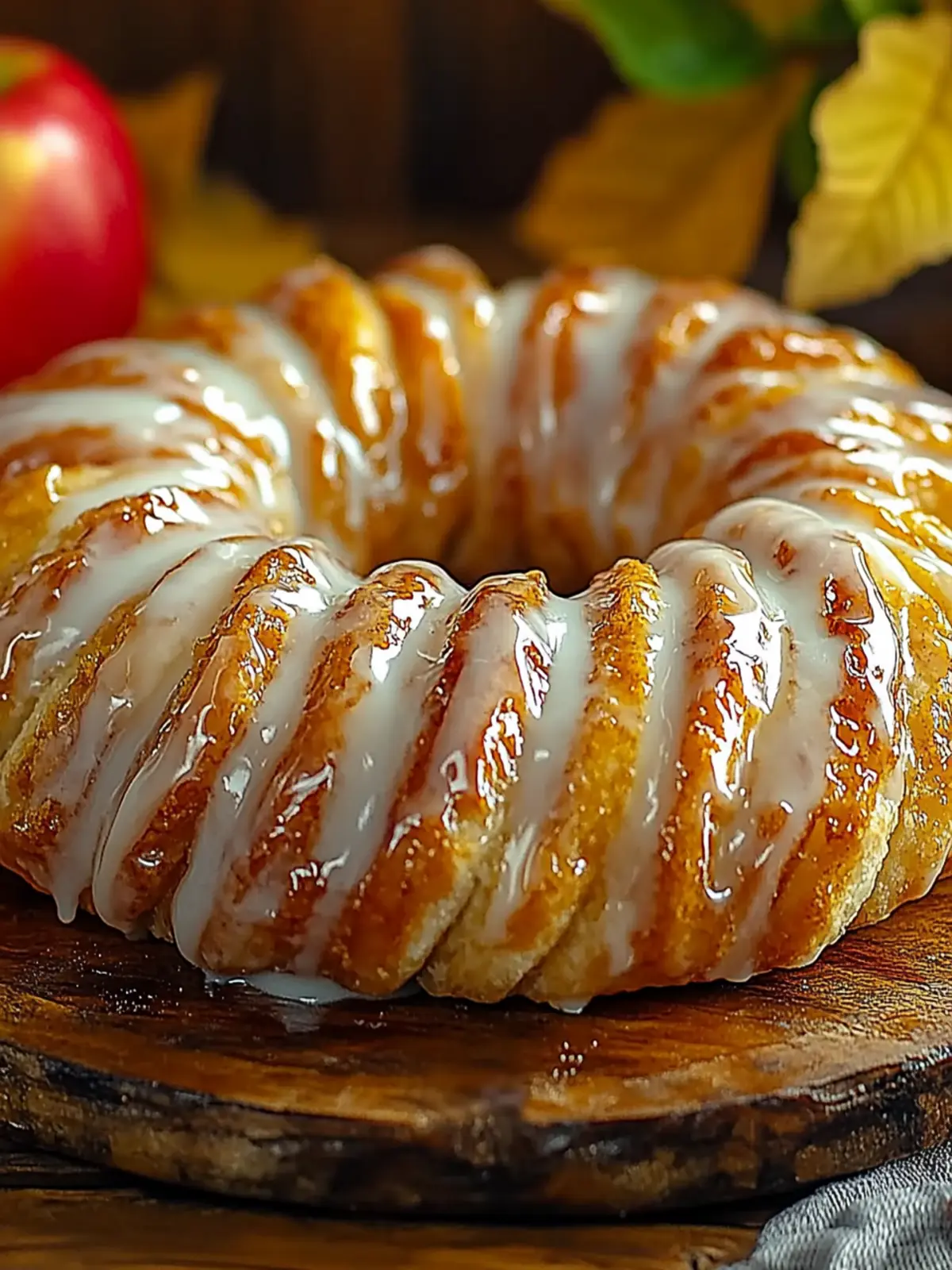 Irresistible Apple Kringle with Vanilla Glaze You ll Love 3 Apple Kringle with Vanilla Glaze