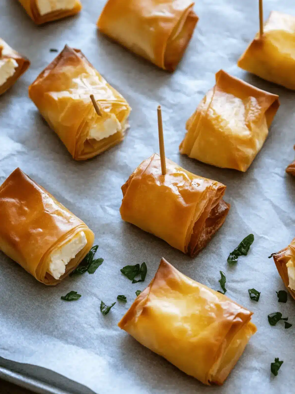 Irresistible Baked Feta Bites in Phyllo Pastry You'll Love 4 Baked Feta Bites in Phyllo Pastry