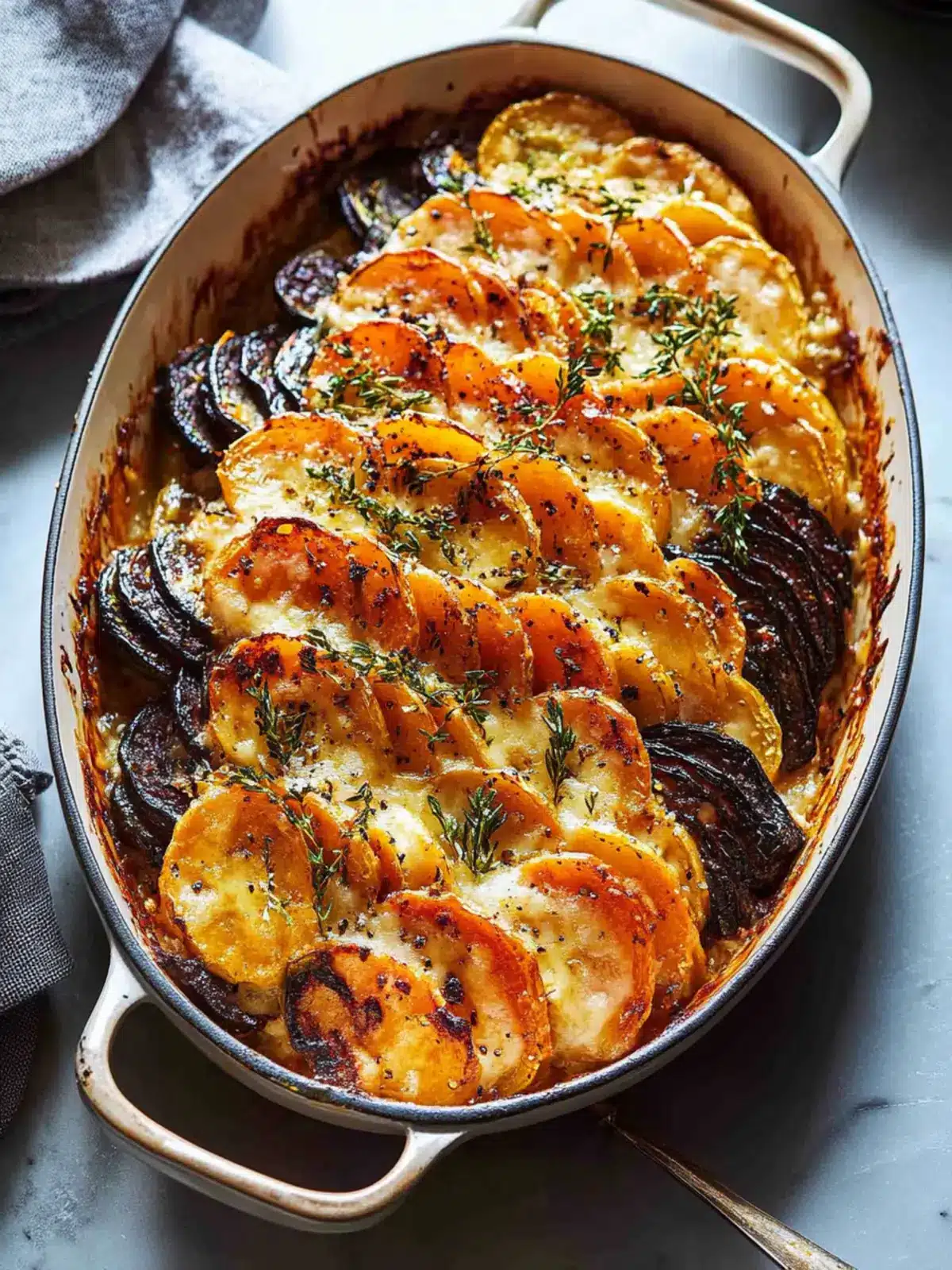 Heavenly Cheesy Root Vegetable Gratin for Cozy Gatherings 3 Cheesy Root Vegetable Gratin