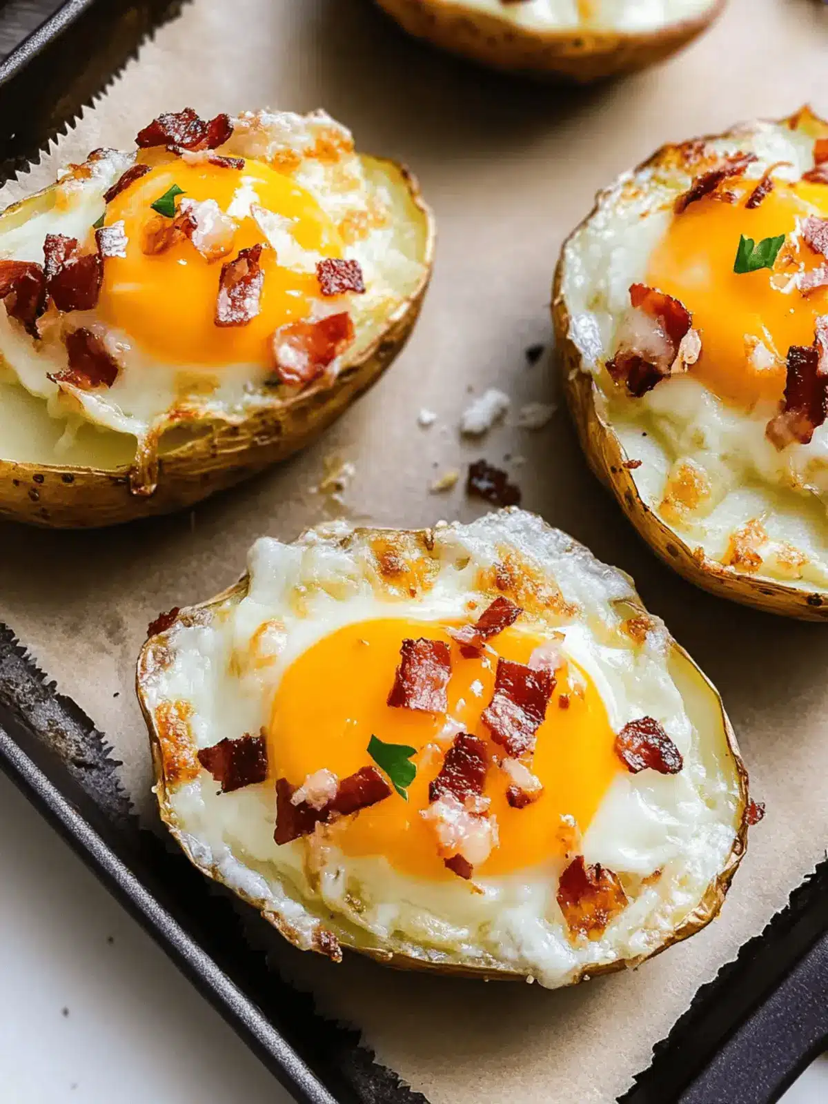 Twice Baked Loaded Breakfast Potatoes for Cozy Mornings 2 Twice Baked Loaded Breakfast Potatoes