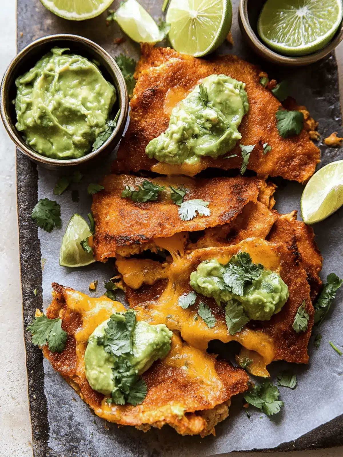 Crispy Cheese Chicken Tacos with Creamy Avocado Cilantro Sauce 2 Crispy Cheese Chicken Tacos with Avocado Cilantro Sauce.