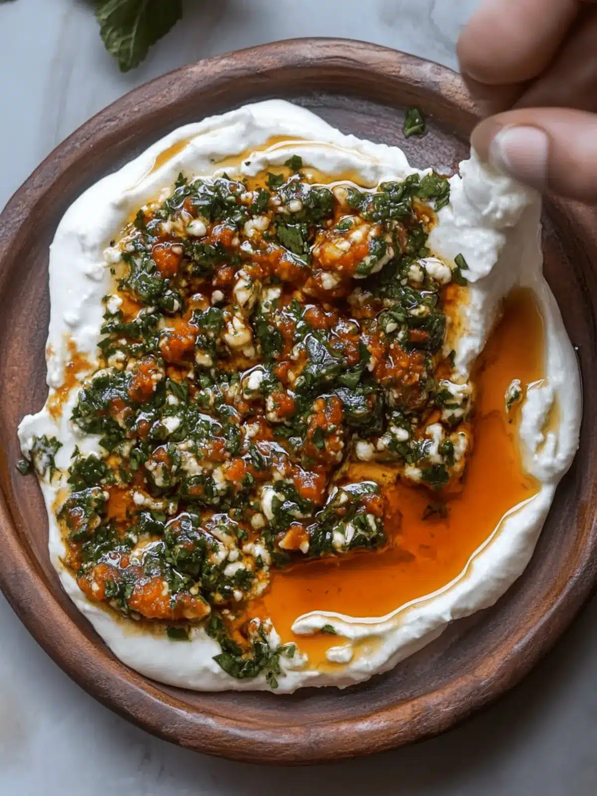 Sizzling Achaari Labneh Dip: Your New Favorite Party Appetizer 3 Sizzling Achaari Labneh Dip
