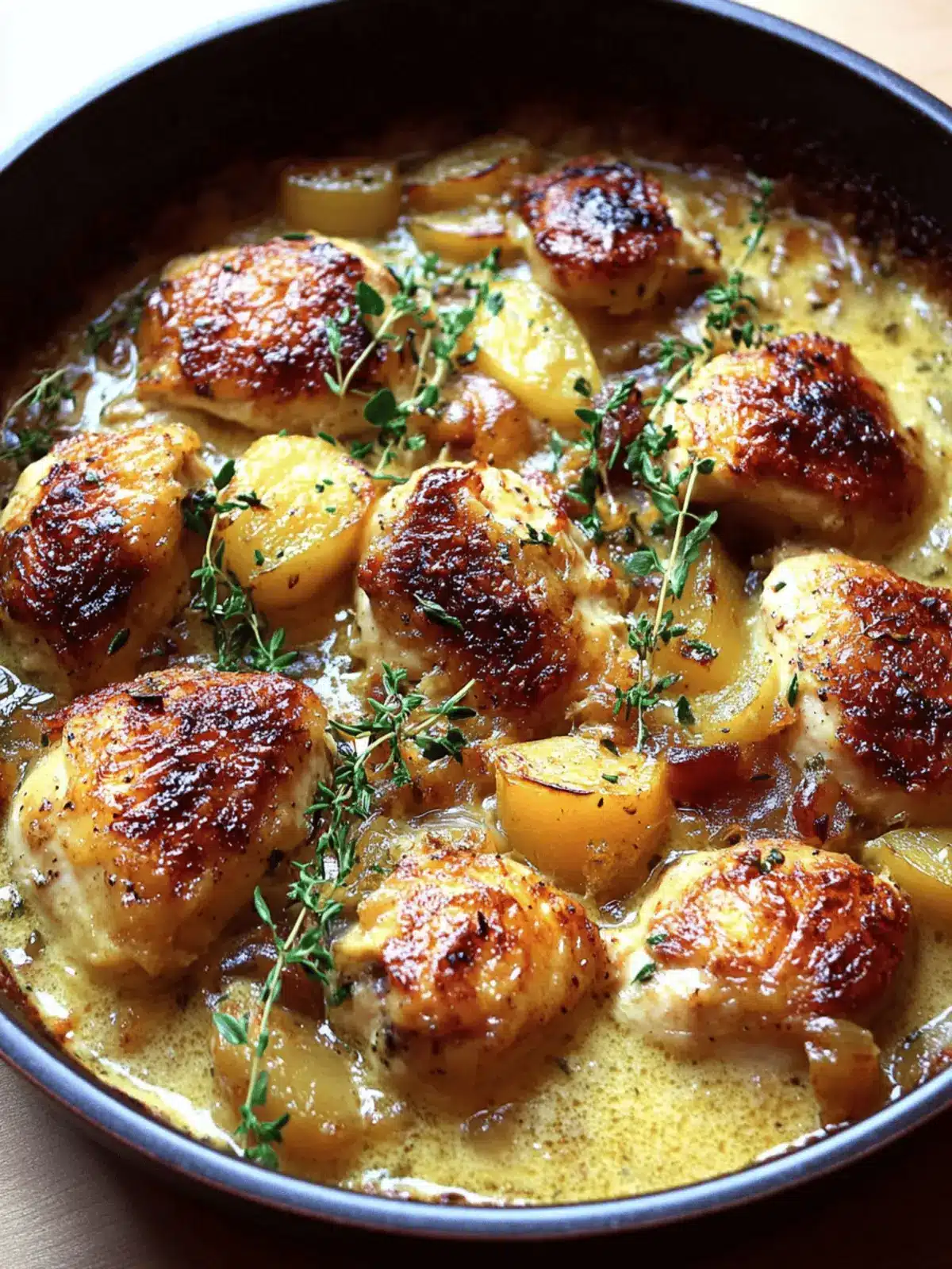 Creamy French Style Chicken Casserole a la Normande Bliss 3 Creamy French Style Chicken Casserole a la Normande