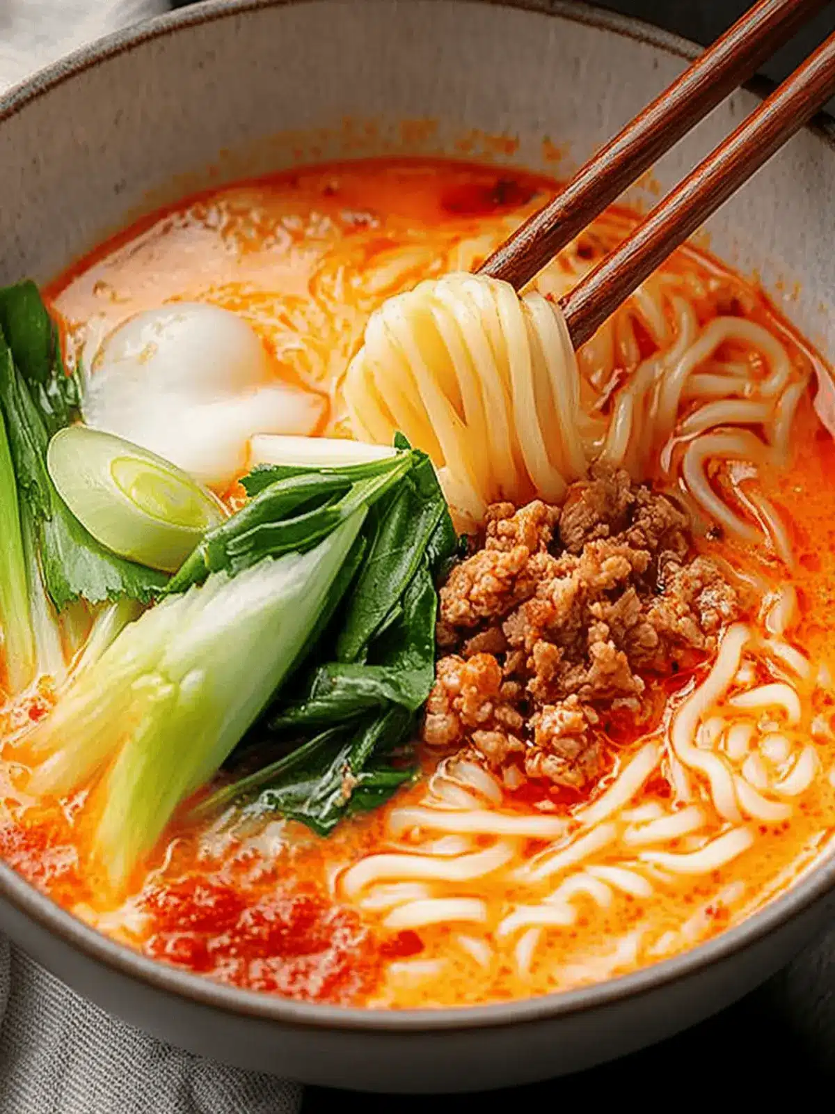 Spicy Tantanmen Ramen: Creamy Comfort in Every Bowl 3 Tantanmen