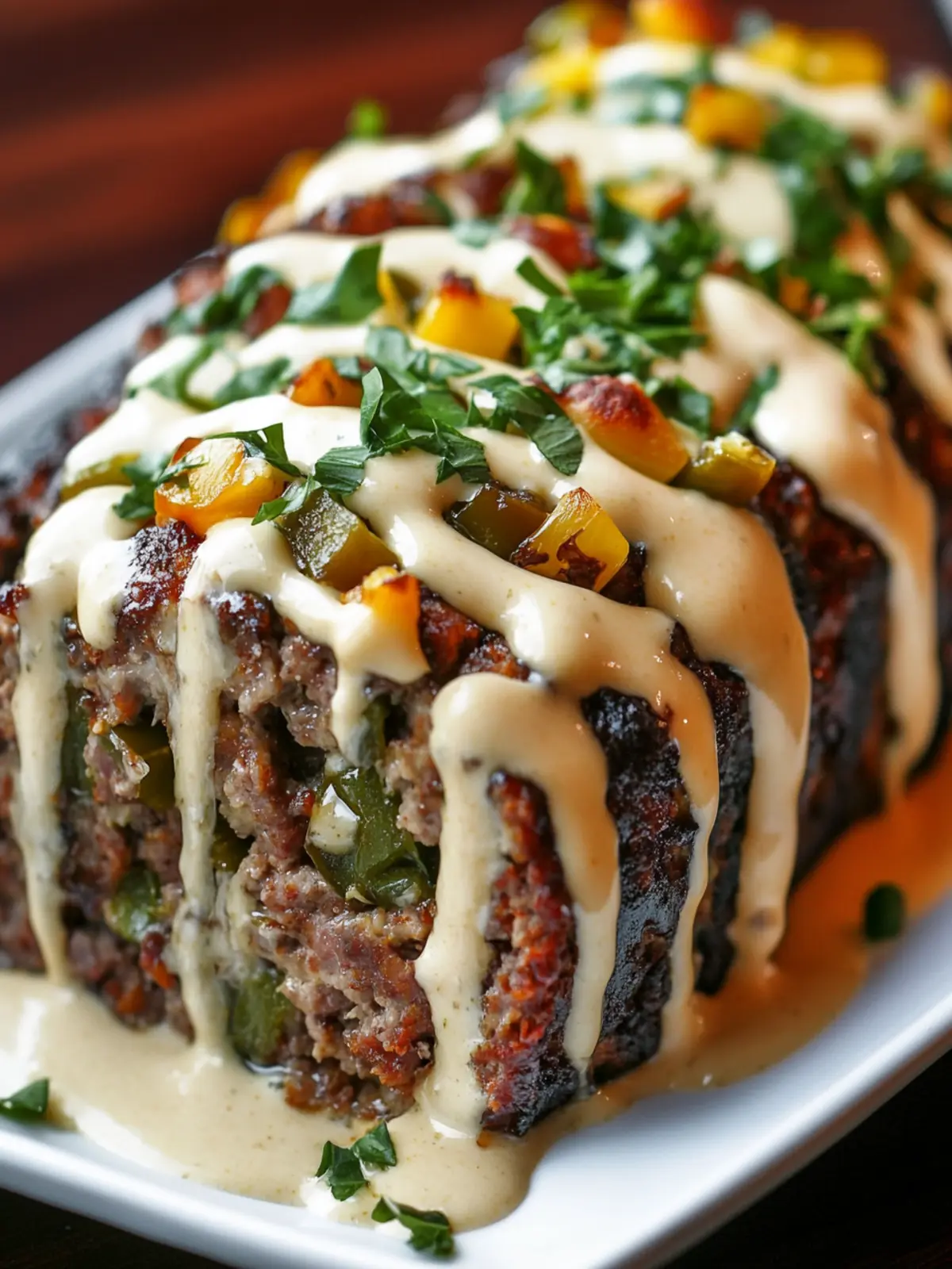 Smoky Jalapeño Popper Meatloaf with Creamy Ranch Drizzle Magic 4 Smoky Jalapeño Popper Meatloaf with Creamy Ranch Drizzle