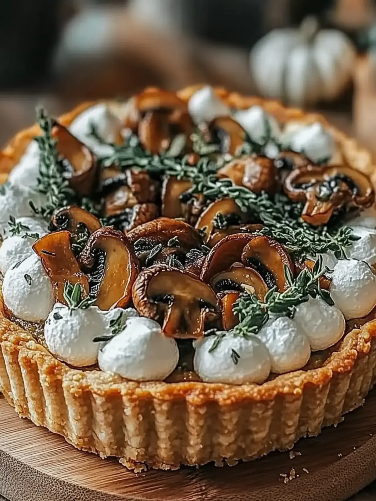 Cozy Up with Pumpkin Sage & Mushroom Tart That's Simply Divine 4 Pumpkin Sage & Mushroom Tart