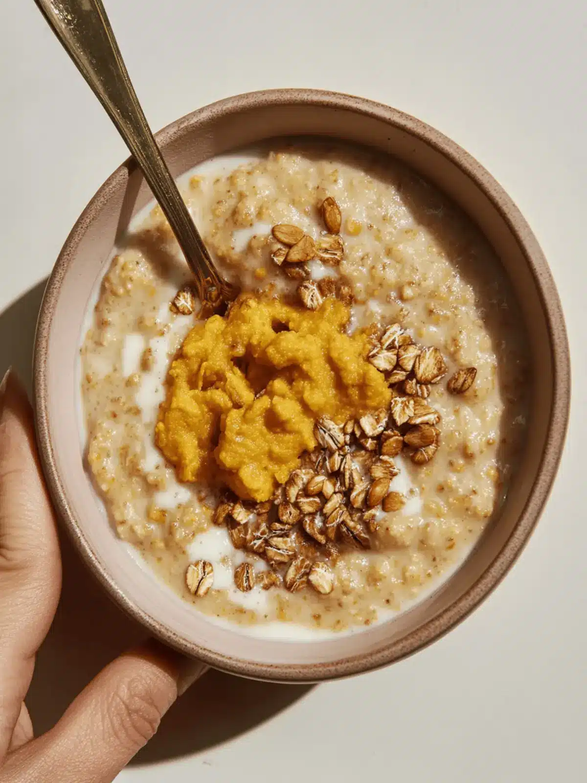Creamy Multigrain Pumpkin Porridge with Tahini Delight 3 Multigrain Pumpkin Porridge with Tahini