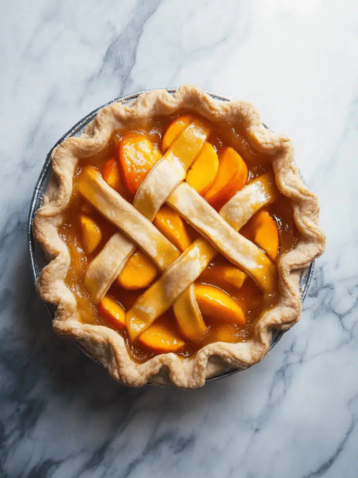 Perfect Peach Pie with Lattice Crust That Will Wow Your Guests 2 Perfect Peach Pie with Lattice Crust