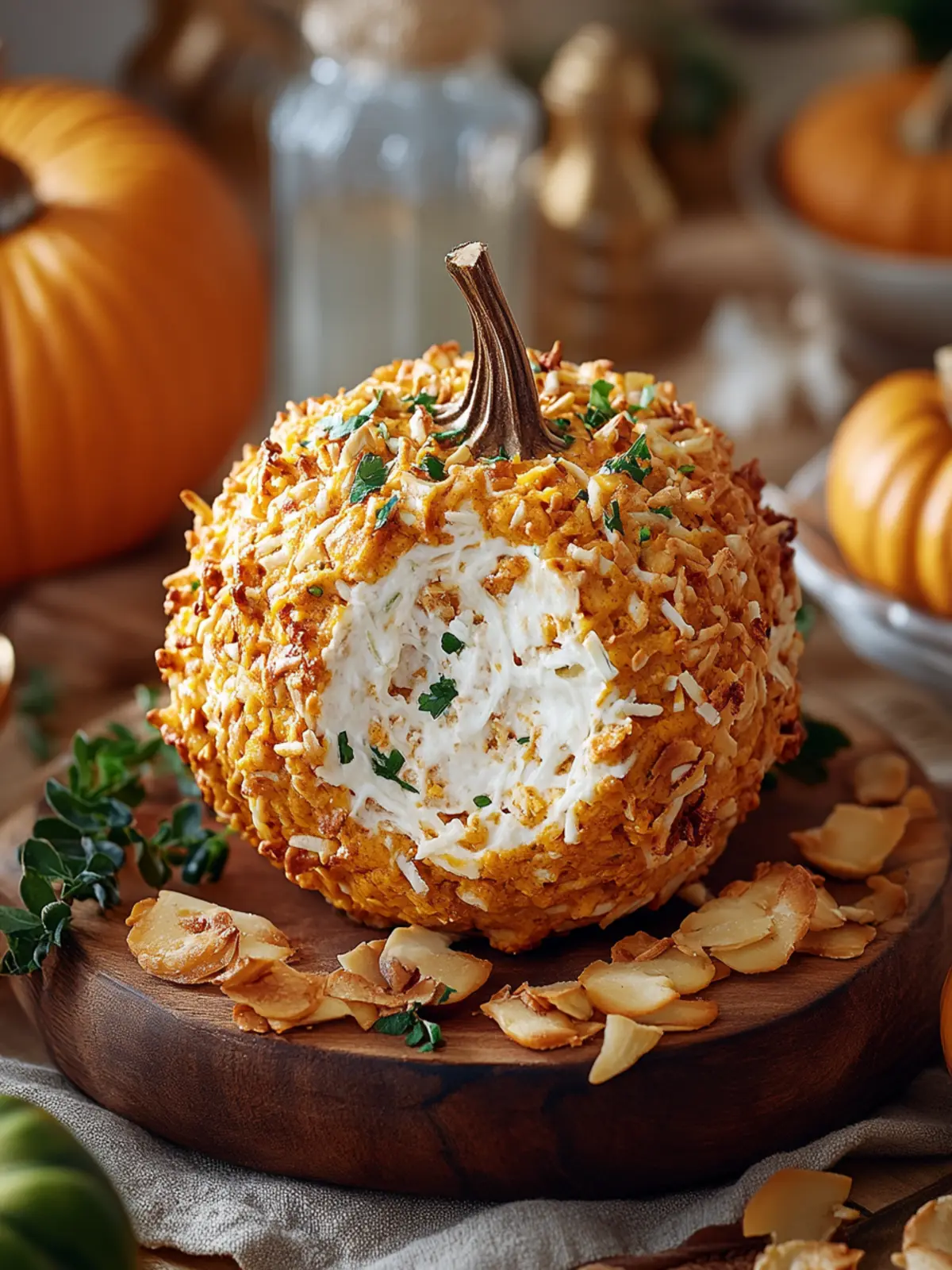 Fall in Love with This Creamy Pumpkin Cheese Ball Recipe 2 Pumpkin Cheese Ball